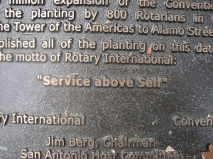 Tower of America motto 